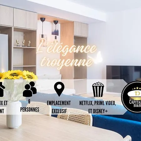 Apartment L'elegance Troyenne - Prox De
